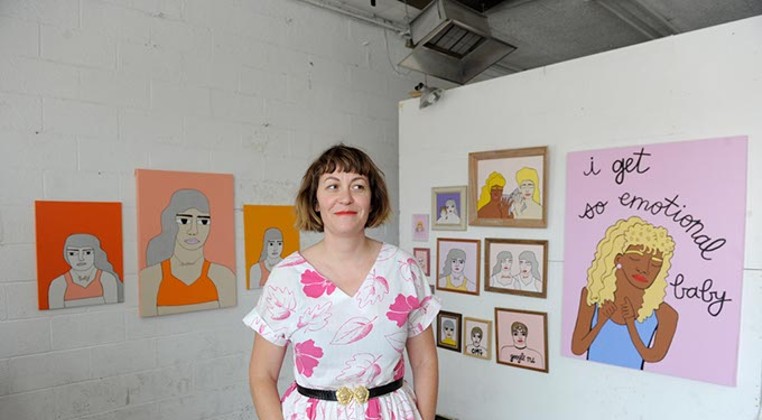 Childhood, feminine identity plays role in new work by local artist