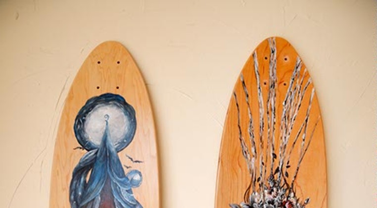 Local artist paints her way into the skateboard subculture