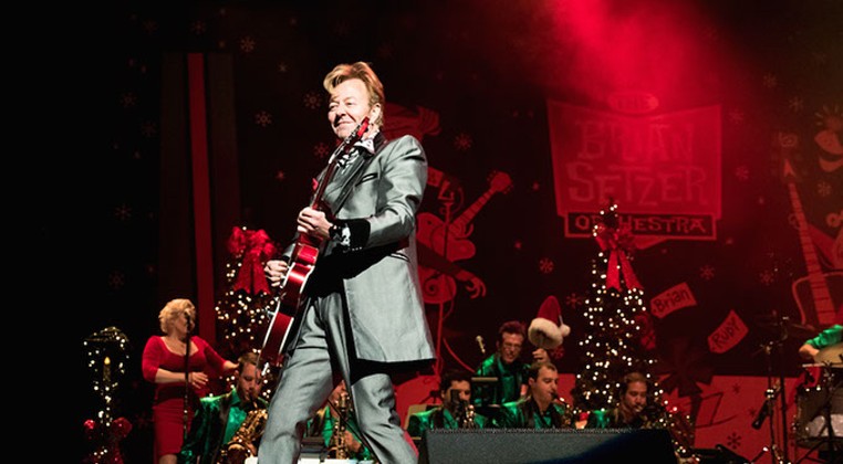 The Brian Setzer Orchestra takes a three-day residency in Oklahoma on its annual Christmas tour