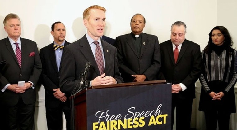 Sen. James Lankford asserts nonprofit organizations are unfairly prevented from engaging in political activity