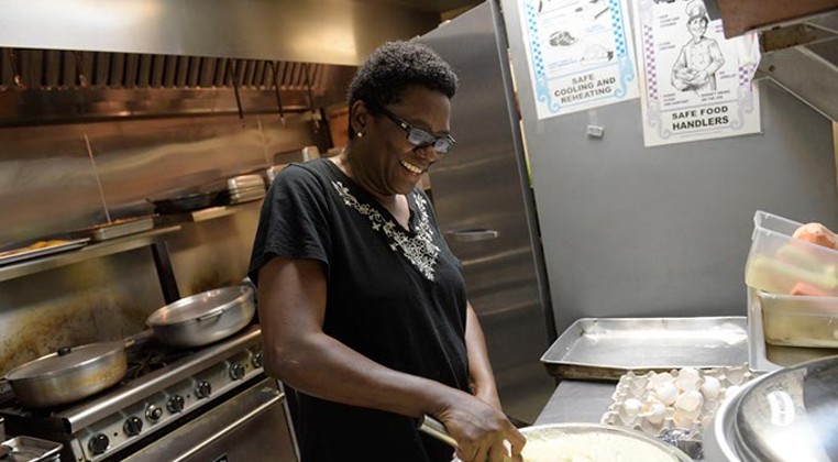 Sharon McMillan said making Carican Flavors feel like home to customers requires a taste of her Trinidadian cooking. (Garett FIsbeck)