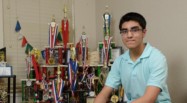 Advait Patel who learned to play chess eight years ago, is now Oklahoma&#146;s highest-ranked player at age 15. (Garett Fisbeck)