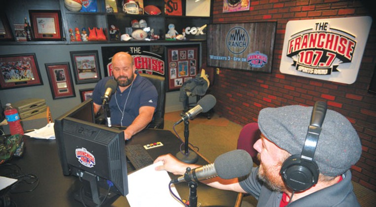 Franchise Players airs 12-3 p.m. every weekday on 107.7 FM. | Photo Jacob Threadgill