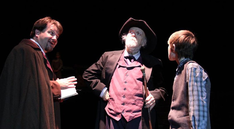 Jones Ong center has portrayed Ebenezer Scrooge in the Oklahoma-adapted version of A Territorial Chrismas Carol for the better part of two decades. | Photo provided