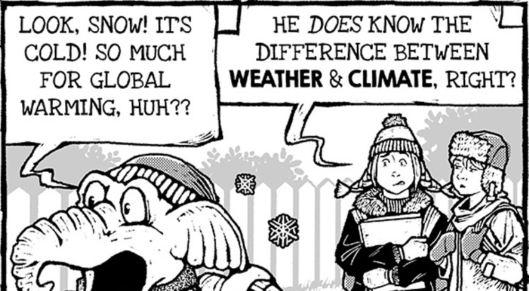 Cartoon: Make snow mistake