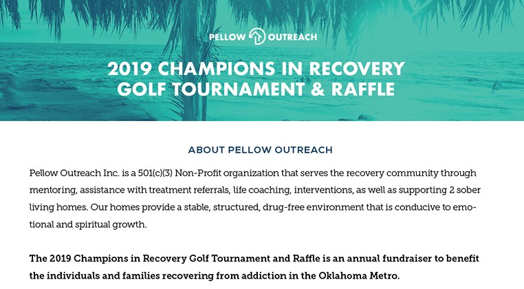 2019 Champions in Recovery Golf Tournament & Raffle