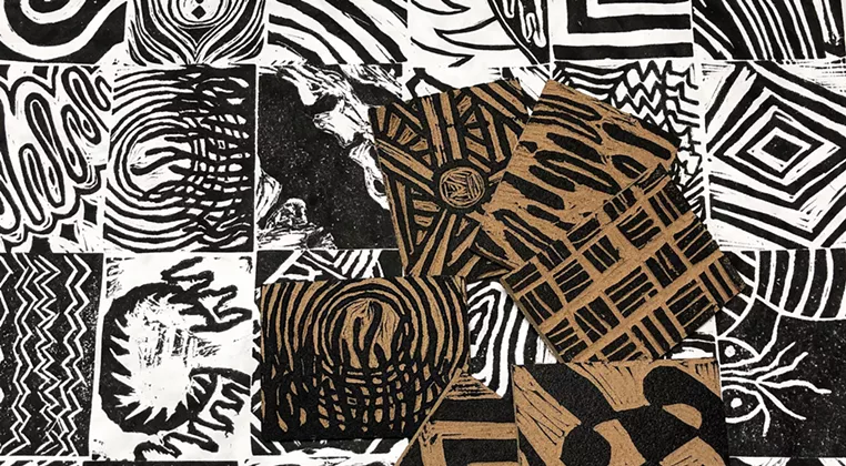 Image: Summer Night Print Series: Relief Printing with Alexa Goetzinger