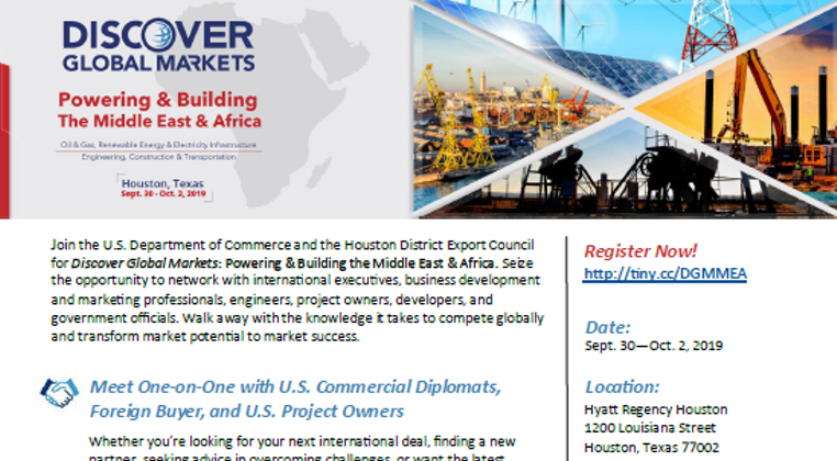 Discover Global Markets 2019 - Powering & Building the Middle Easy and Africa