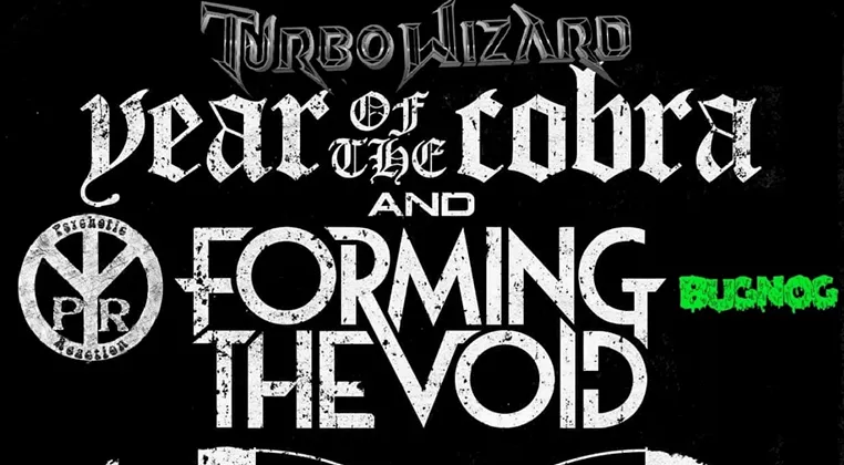 Image: BugNog, Turbo Wizard, Psychotic Reaction, Forming the Void, Year of the Cobra