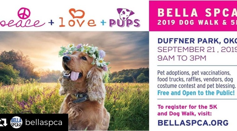 Bella SPCA Peace, Love and Pups Dog Walk and 5k Run