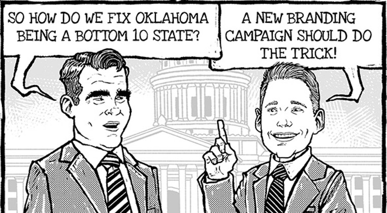 Cartoon: New state brand ≠ Brand new state