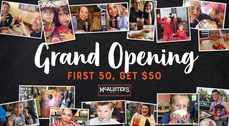 McAlister’s Deli Grand Opening
