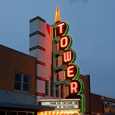 Tower Theatre flashes lights as anticipation builds for opening