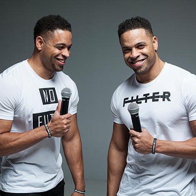 The Hodgetwins bring internet laughs to a live audience at ACM@UCO Performance Lab