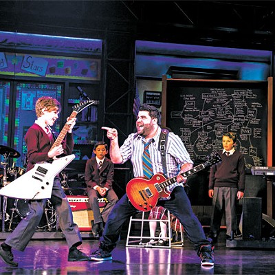 The cast of School of Rock: The Musical includes more than a dozen young actors who actually play all their own instruments. | Photo Matthew Murphy / provided