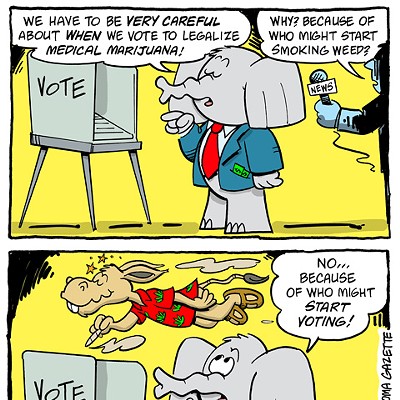 Cartoon: Vote on medical marijuana