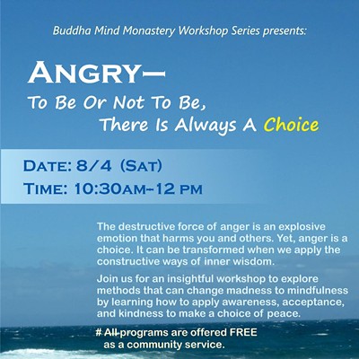 Angry - To Be or Not to Be: There is always a choice