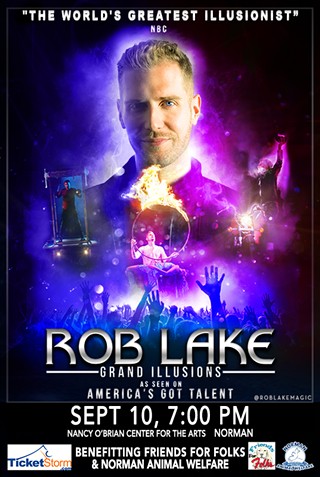 ROB Lake Grand Illusions Benefit for Norman Animal Welfare & Friends for Folks