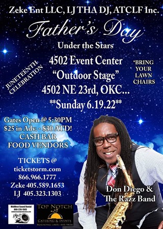 FATHERS DAY / JUNETEENTH "OUTDOOR" CONCERT FT "DON DIEGO & THE RAZZ BAND" WITH SPECIAL GUEST "THE DIRECT CONNECT BAND" "