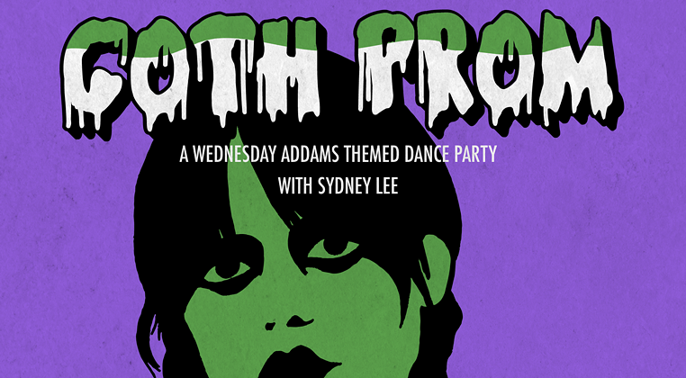 Image: Goth Prom: Wednesday Addams Dance Party