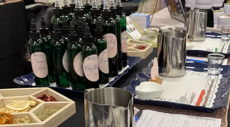 Image: Intention Candle Pouring Class