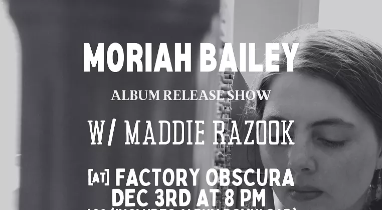 Image: Moriah Bailey (fka sun riah) Album Release Show!