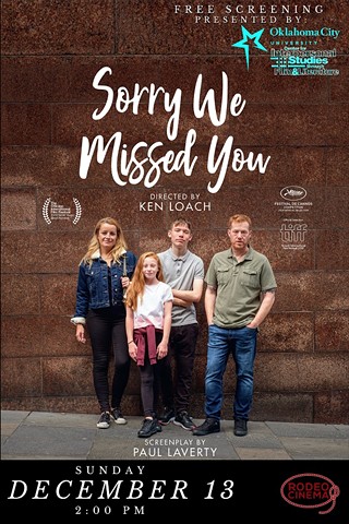 OKCU Film Institute Presents: Sorry We Missed You - FREE SCREENING