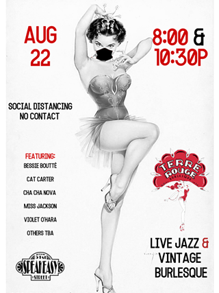 Terre Rouge Social Distancing Burlesque & Live Jazz Show