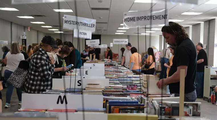 Image: The Annual Friends of the Metropolitan Library System Annual Book Sale