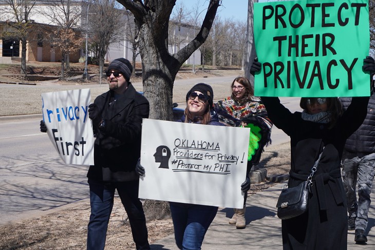 Protesting for privacy