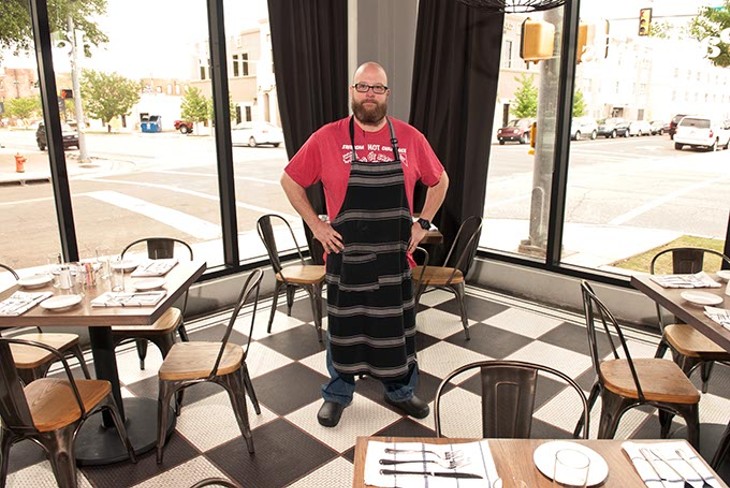 Packard&#146;s New American Kitchen chef Chris McKenna in the spacious dining area of Packard&#146;s Oklahoma Gazette's Downtown Restaurant Week presented by Downtown OKC, Inc. (DRW). (Mark Hancock / FILE)