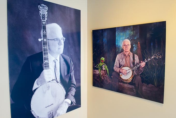 Exhibit honors Steve Martin's contributions to the banjo world