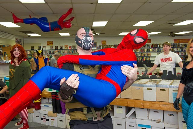 Comic shop hosts heroes, fans of all ages