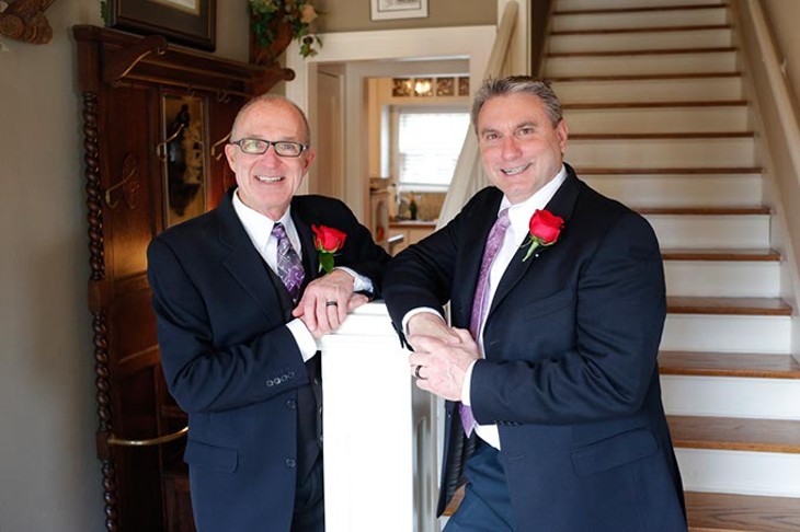 LGBT couples celebrate first Valentine's Day since marriage equality became law