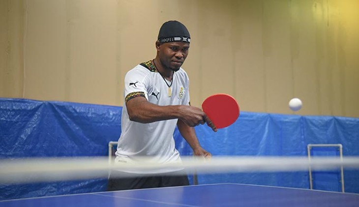 Elite table tennis champion Winfred Addy now calls Oklahoma home