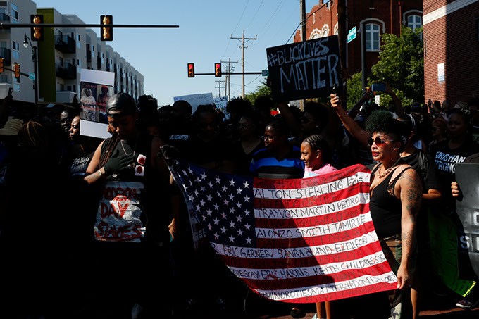 UPDATED Slide Show: Black Lives Matter march and rally in Oklahoma City