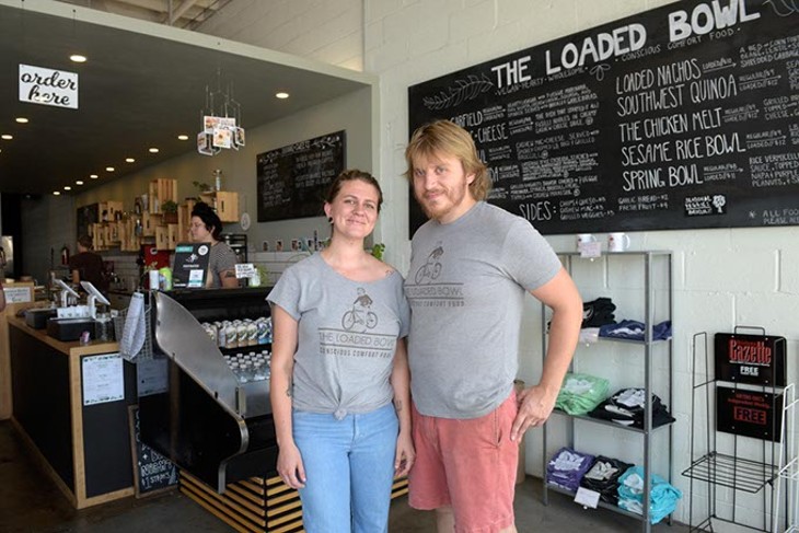 The Loaded Bowl owners Tevin and Jon Grupe opened their permanent location in the OKC Farmers Market District. | Photo Garett Fisbeck.