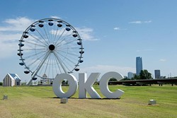 OKC&#146;s newest attraction has locals and tourists celebrating fun, art and fantastic views
