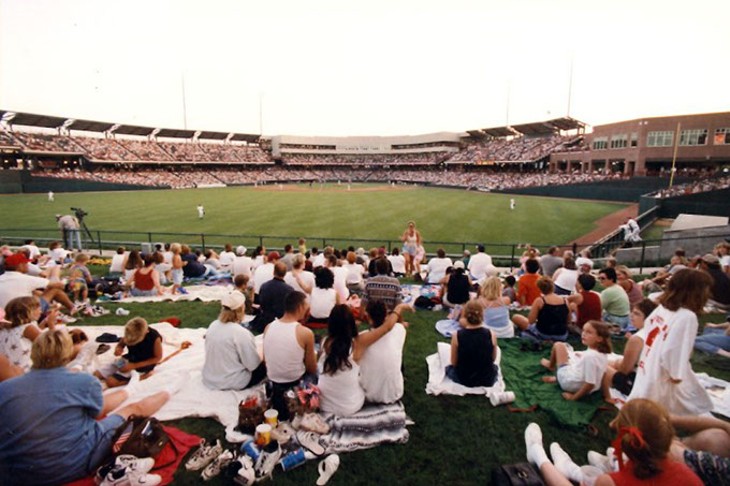 Capacity crowds welcomed Bricktown Ballpark&#146;s completion 20 years ago as the first completed MAPS project in downtown Oklahoma City. (Oklahoma City Dodgers / provided / file)