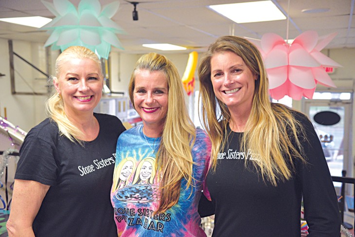Sisters Traci Stone, Tami Lake and Sheli Reynolds opened Stone Sisters Pizza Bar in May. (Jacob Threadgill)