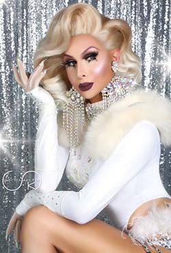 Trinity Taylor hosts A Drag Queen Christmas at Rose State College on Nov. 15.