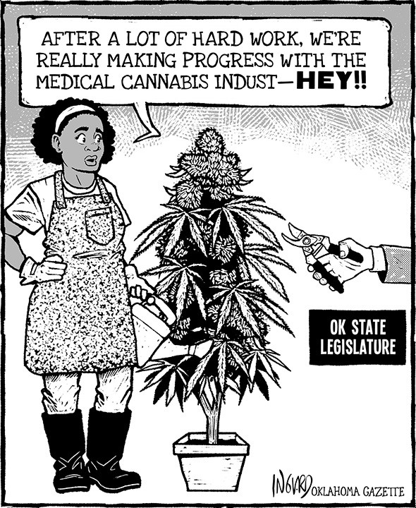 Cartoon: Weed killers